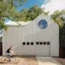 Exterior of the Birdhouse ADU in Austin's Chestnut neighborhood, designed by North Arrow Studio