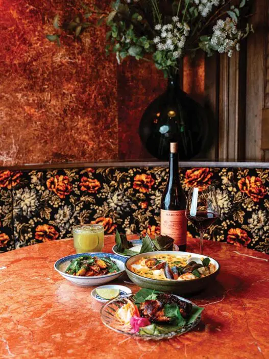 Chef Laila Bazahm at Siti, a Michelin-recognized Southeast Asian restaurant in East Austin TX