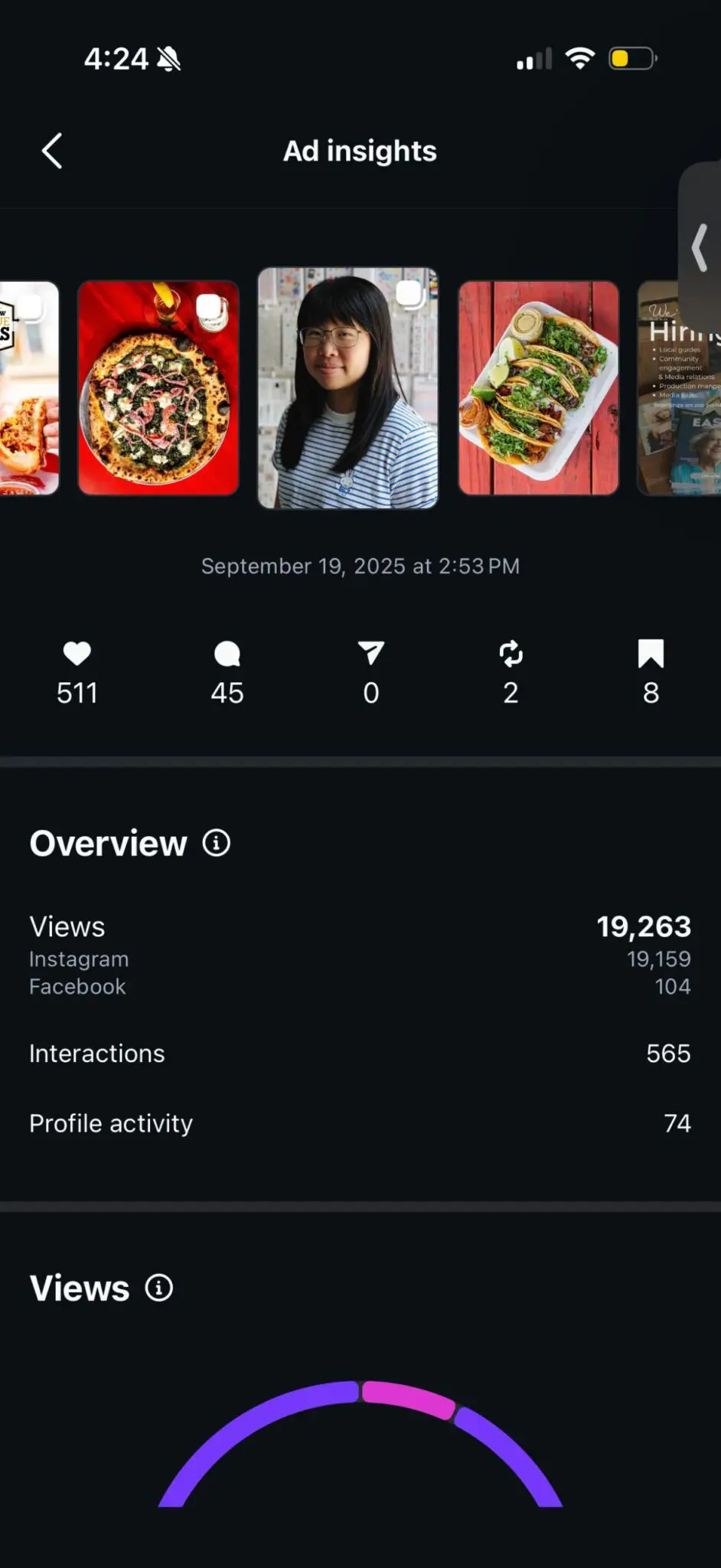 Instagram carousel post image