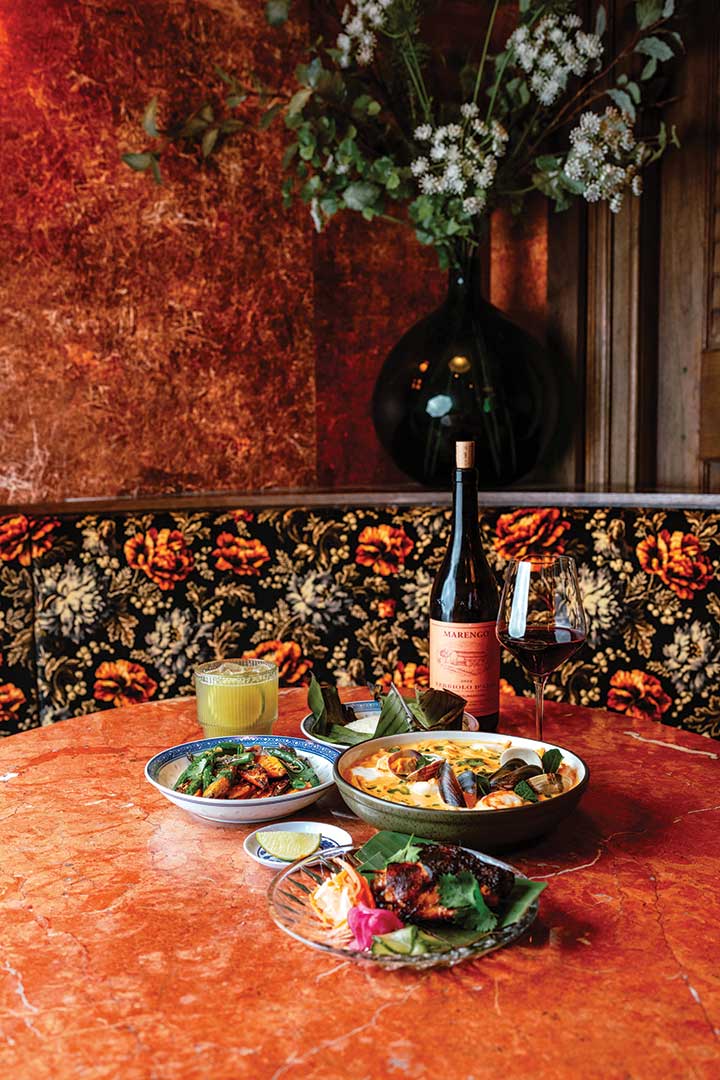 Chef Laila Bazahm at Siti, a Michelin-recognized Southeast Asian restaurant in East Austin TX