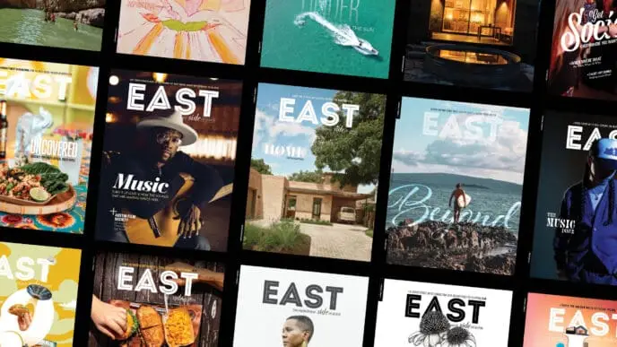 EASTside magazine covers